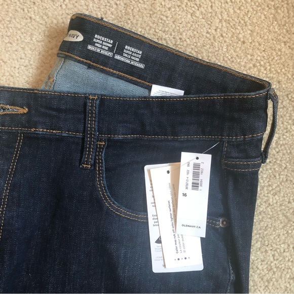 Old Navy Rockstar Jeans - size 16 - Picture 2 of 4